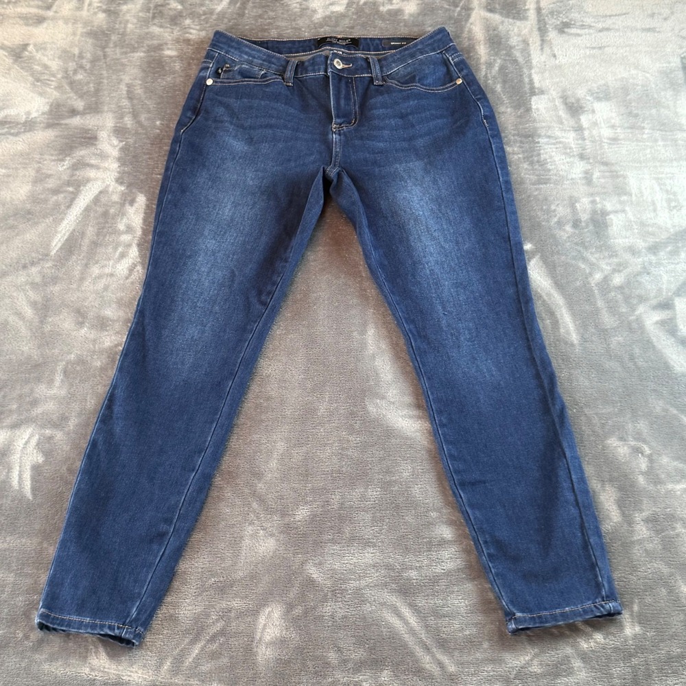 Judy Blue Skinny Fit Dark Wash‎ Jeans  Blue Womens Size 7/28 Mid Rise